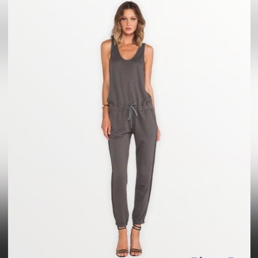 Theory Lortan Tie Waist Jumpsuit